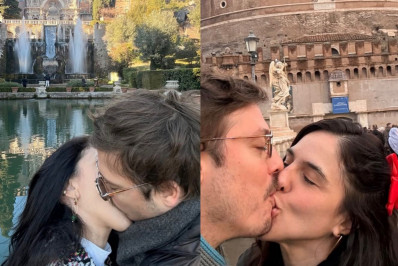 Fábio Porchat curte clima apaixonado na Itália ao lado da namorada