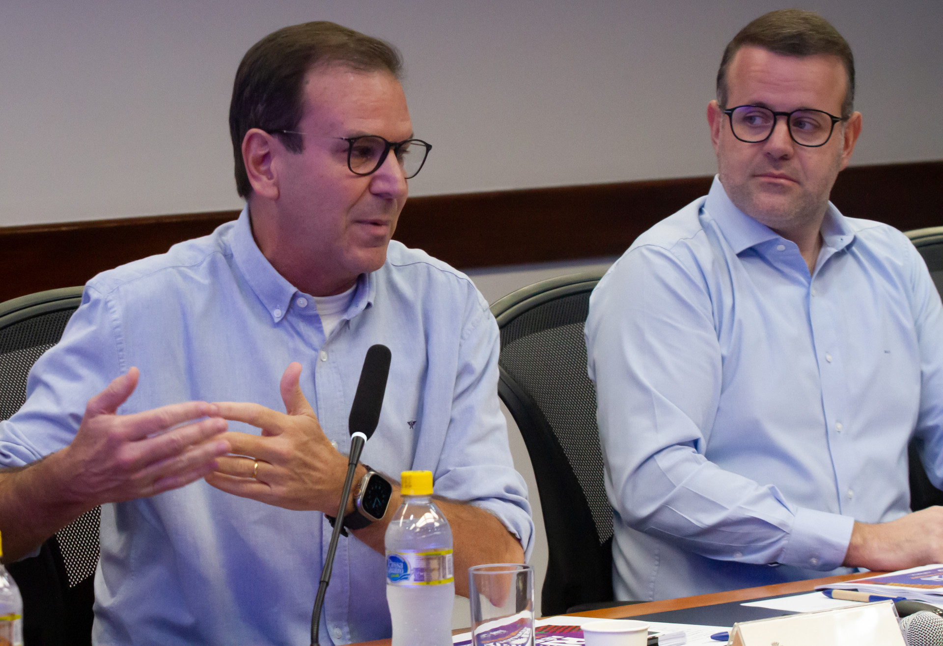 Prefeitura do Rio de Janeiro apresentou o planejamento operacional do r&eacute;veillon de 2026, no centro de opera&ccedil;&atilde;o e resist&ecirc;ncia Ulisses Guimar&atilde;es localizado no Centro do Rio de Janeiro. Na manh&atilde; dessa sexta-feira, (26).