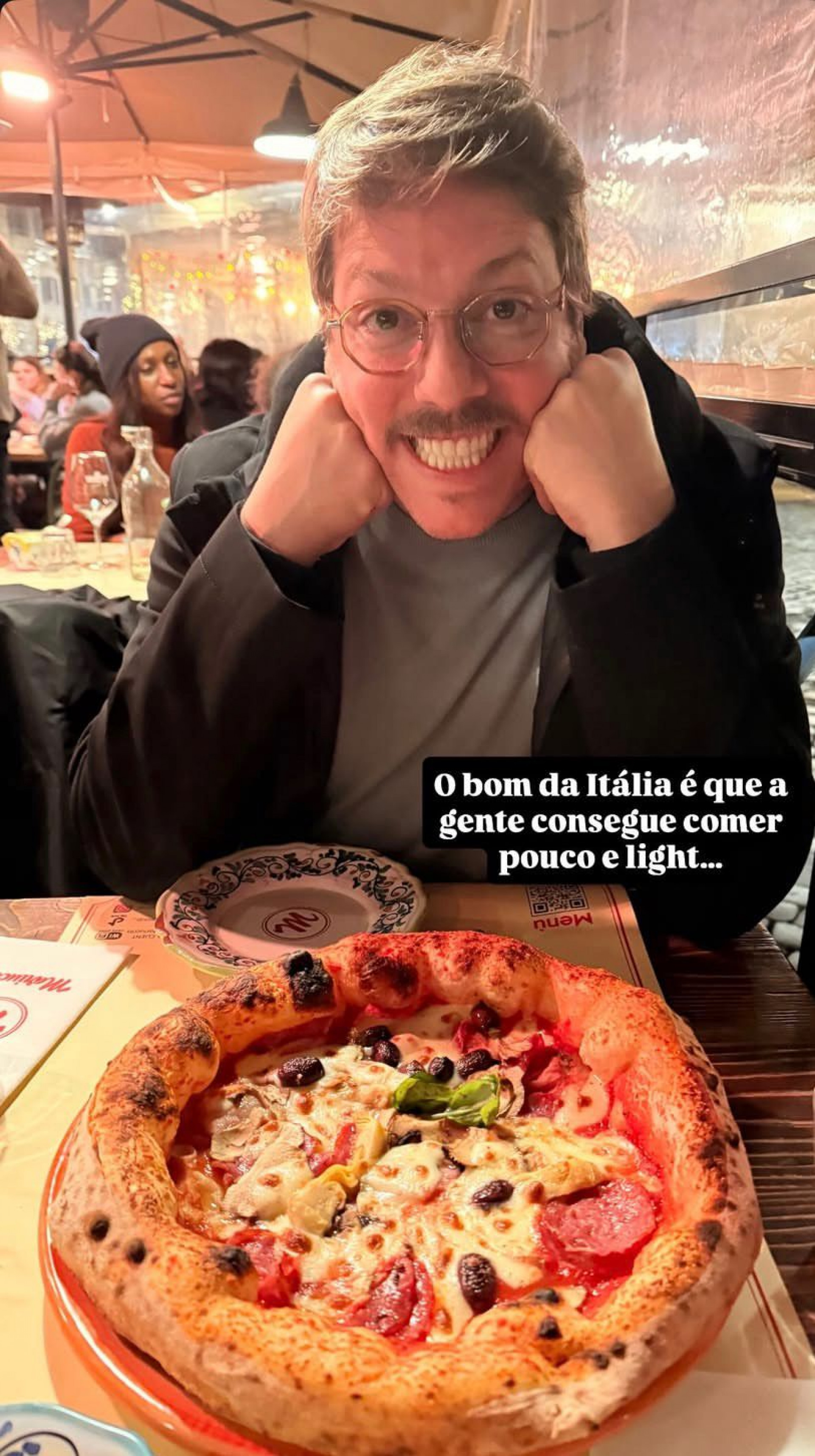 Fábio Porchat curte clima apaixonado na Itália ao lado da namorada - Reprodução/Instagram