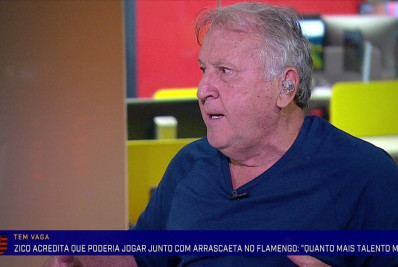 Zico exalta Arrascaeta e diz que jogaria ao lado do atual camisa 10 do Flamengo