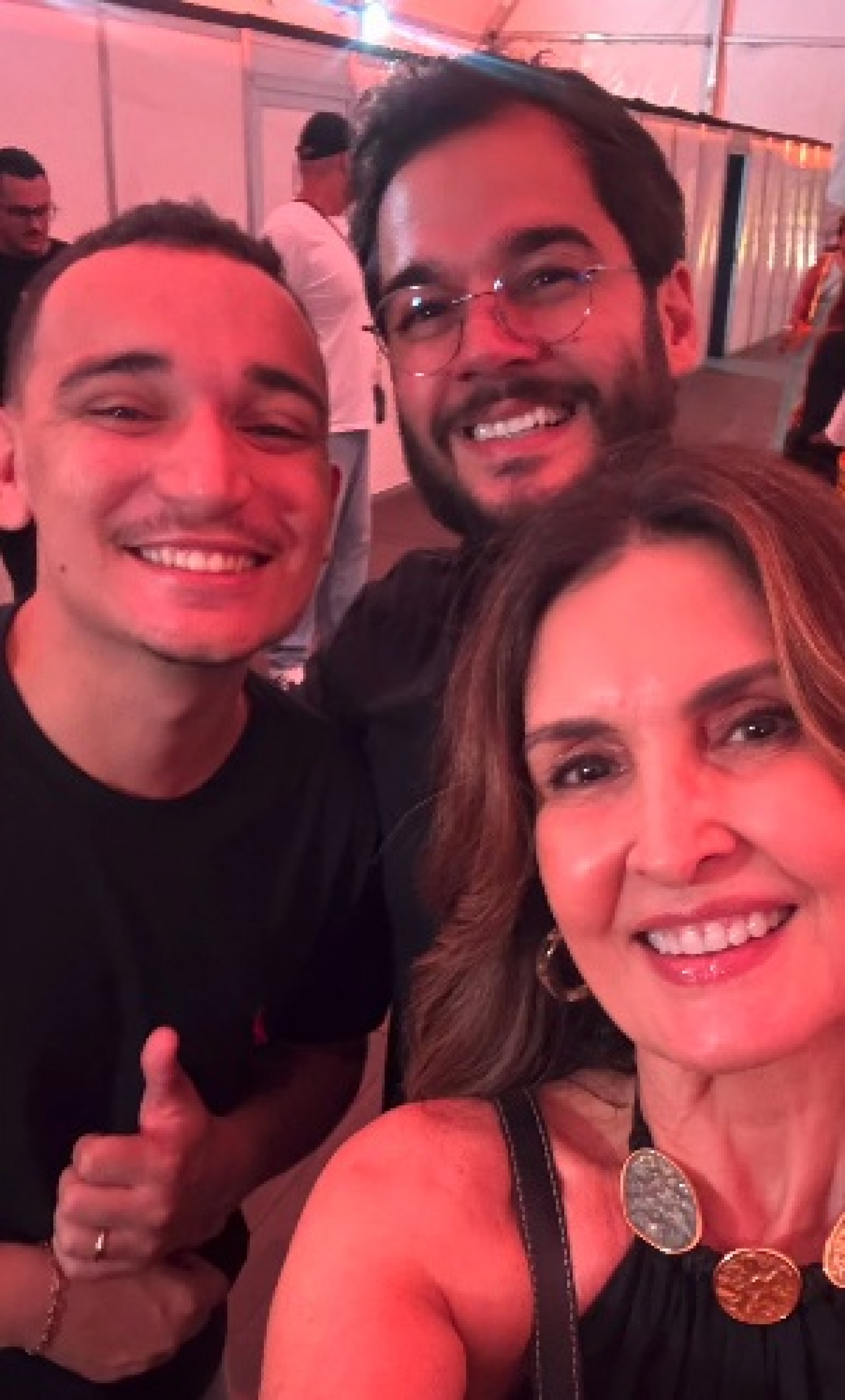 João Gomes, Túlio e Fátima - Reprodução do Instagram