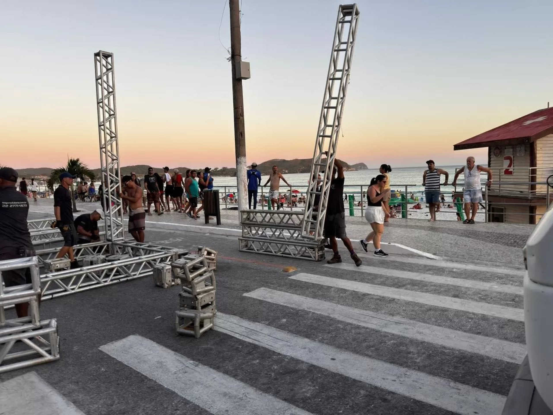 Interdições no trânsito da Orla da Praia do Forte  - Ascom