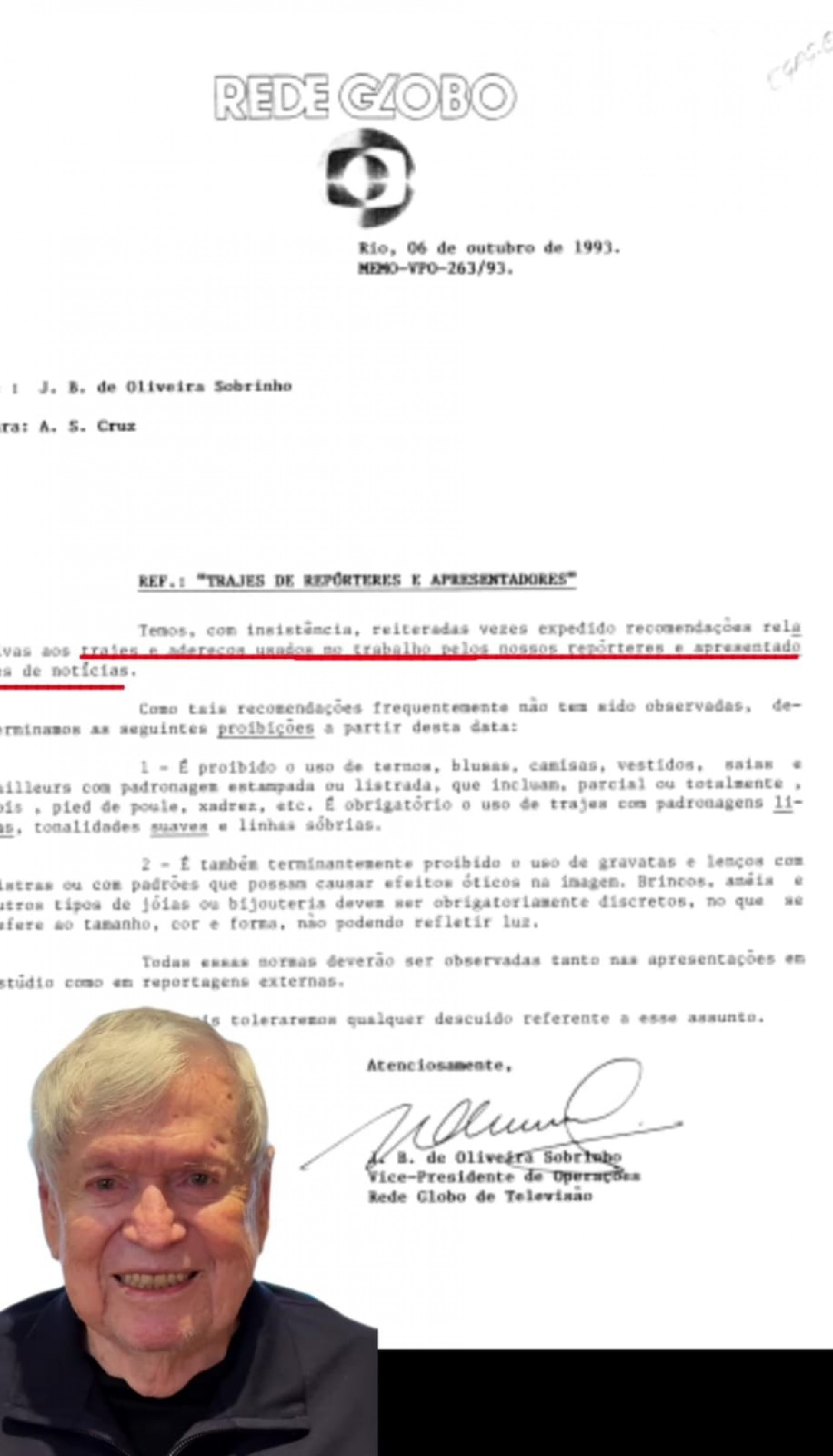 Boni revela detalhes de regra da TV Globo criada em 1993 - Reprodução de vídeo / Instagram
