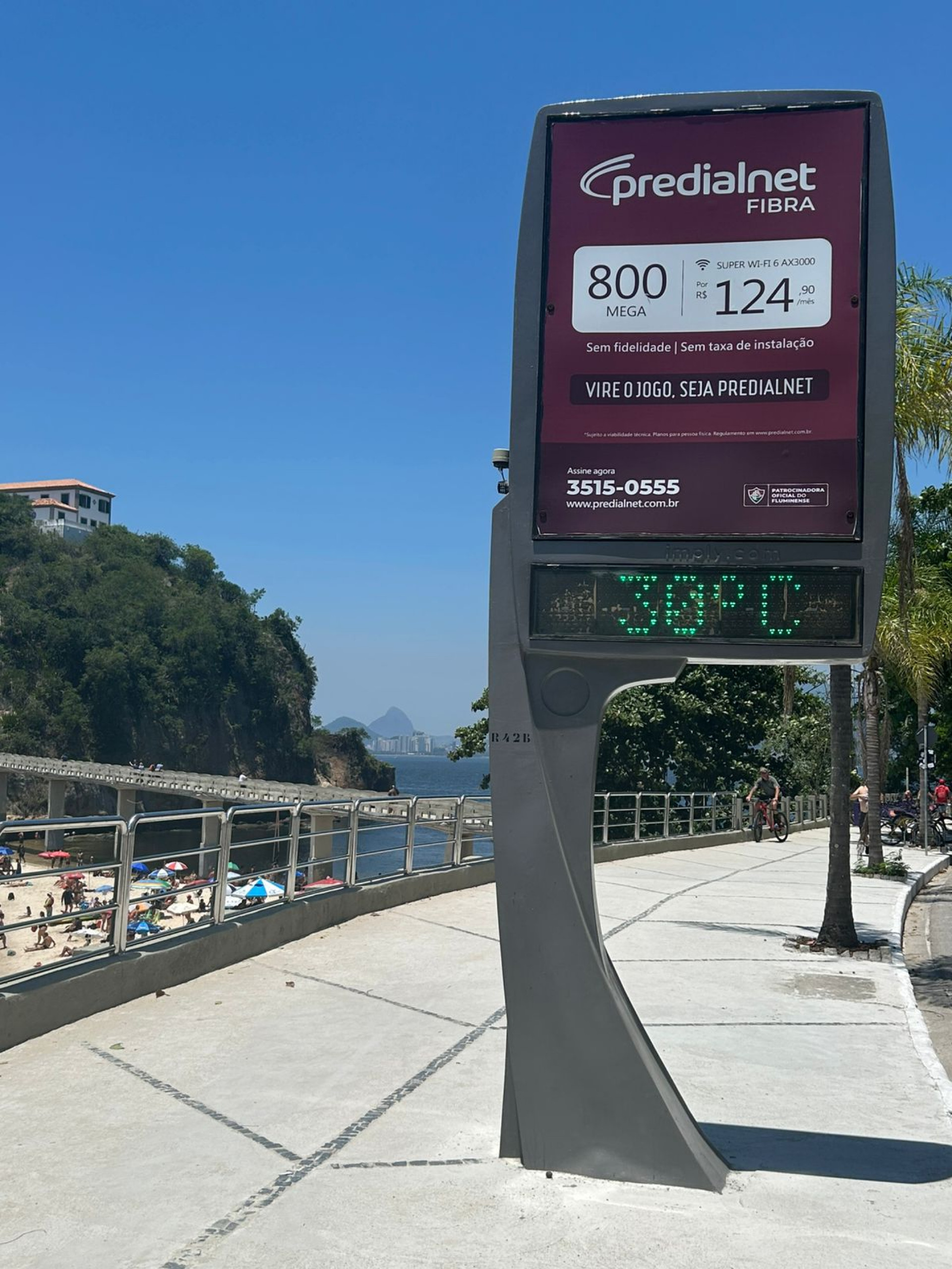 Termômetros alcançaram 30ºC em Boa Viagem, Niterói - Ana Fernanda Freire/Agência O DIA