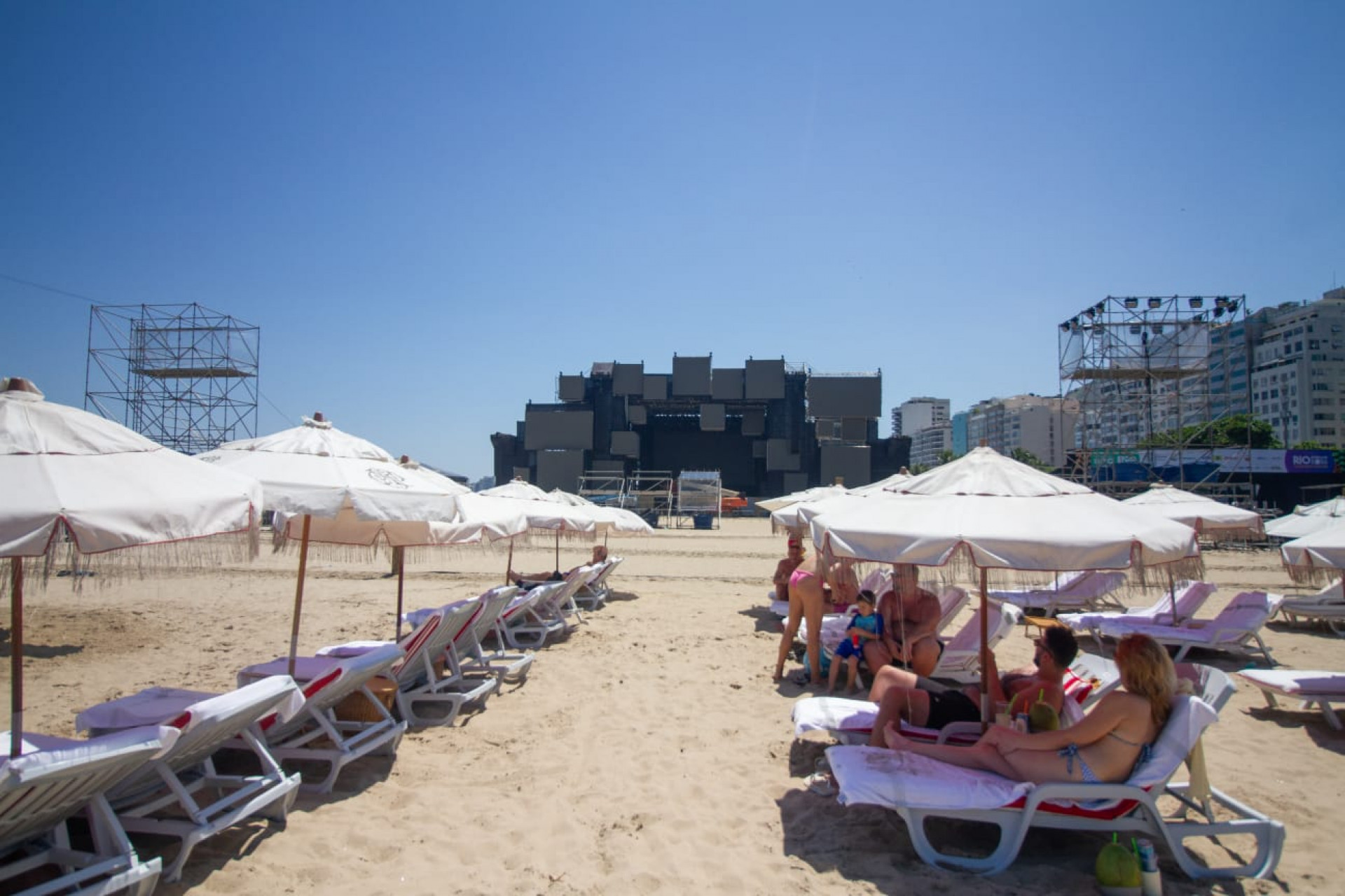 Copacabana terá palcos espalhados para a festa de Réveillon - Érica Martin / Agência O Dia