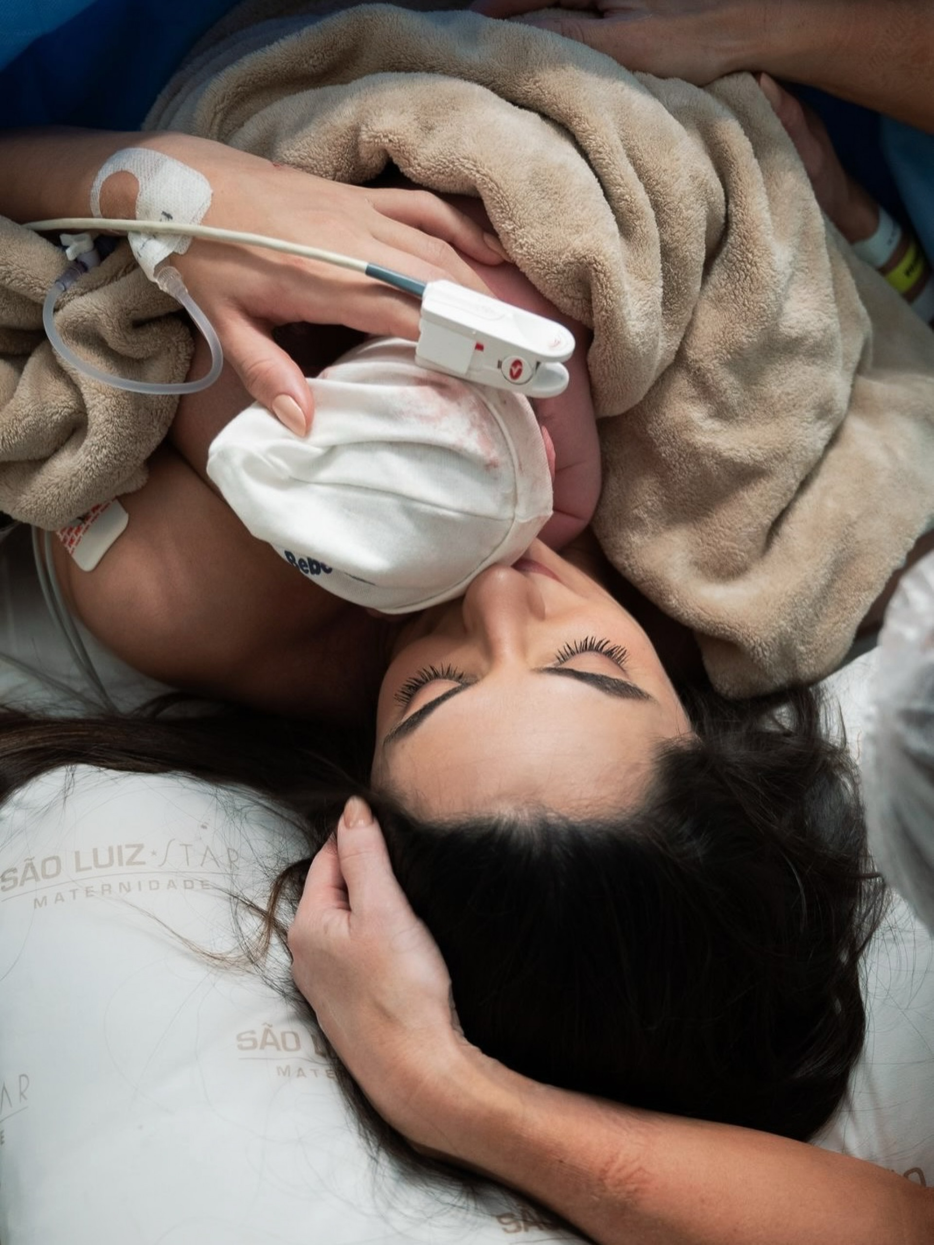 Jade Magalhães resgatou foto do parto para celebrar primeiro aniversário da filha  - Reprodução/Instagram 