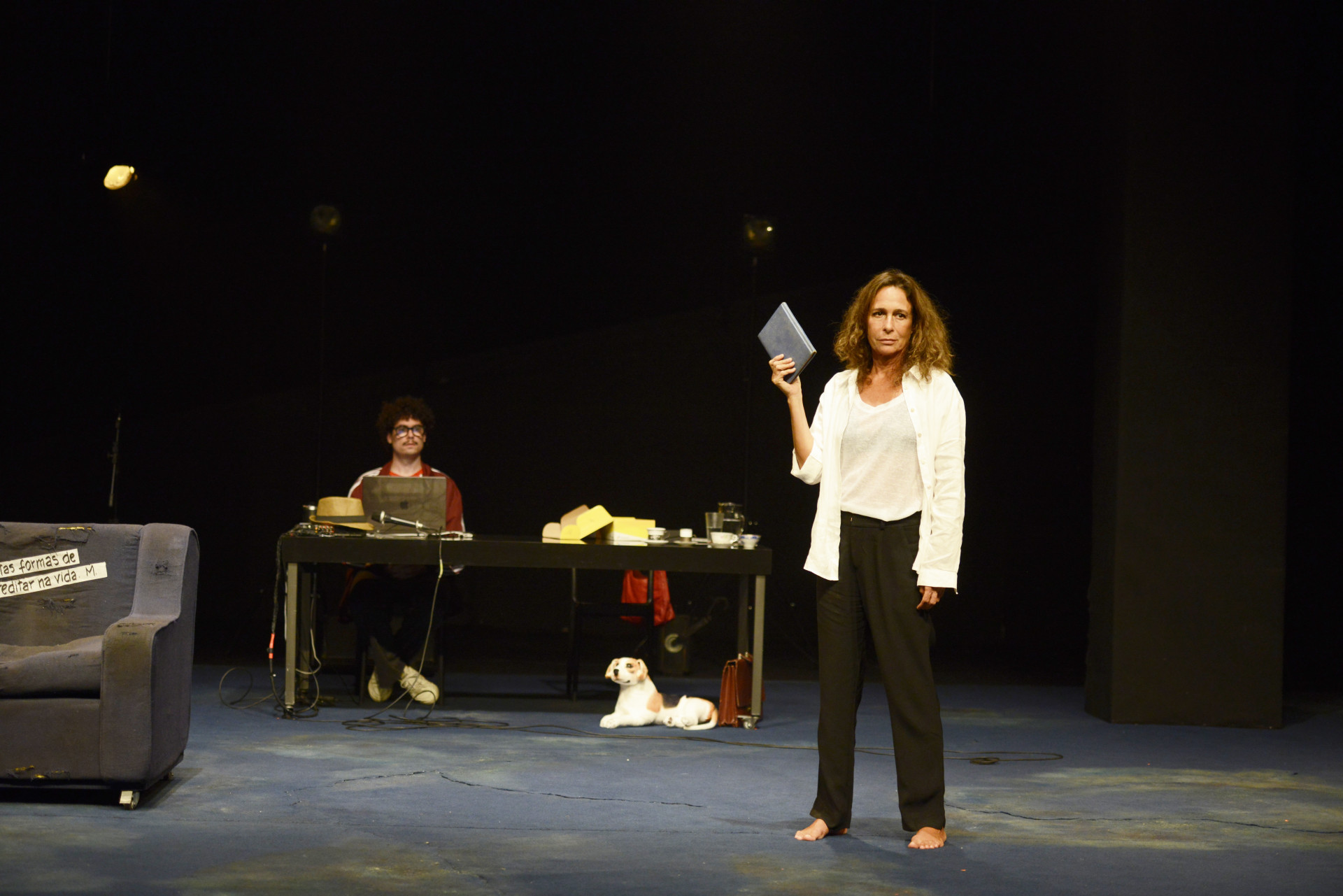 Andrea Beltr&atilde;o em cena do espet&aacute;culo 'Lady Tempestade' - Divulga&ccedil;&atilde;o/Lenise Pinheiro