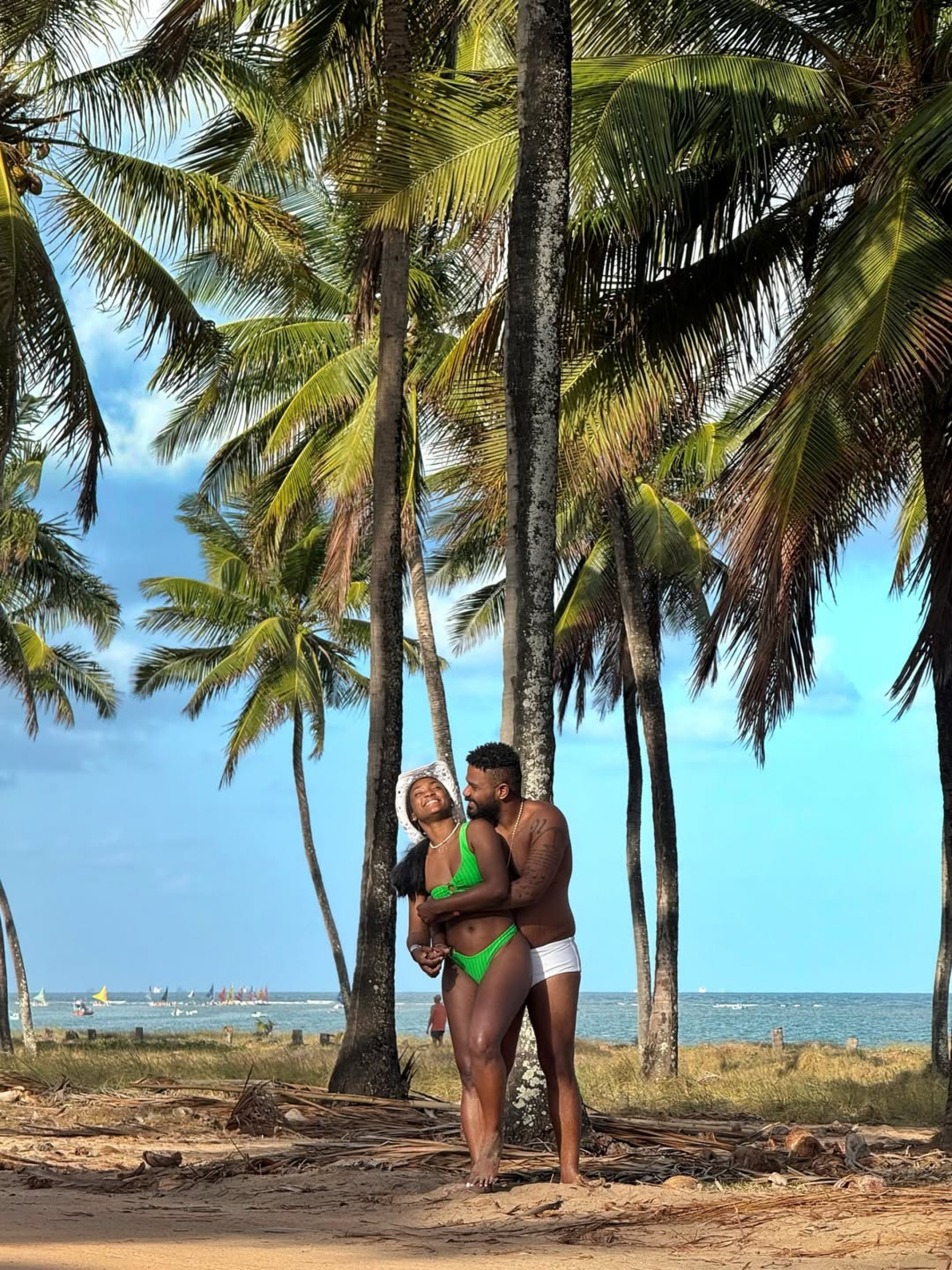 Erika Januza e Arlindinho trocaram mensagens românticas nas redes sociais - Reprodução/Instagram