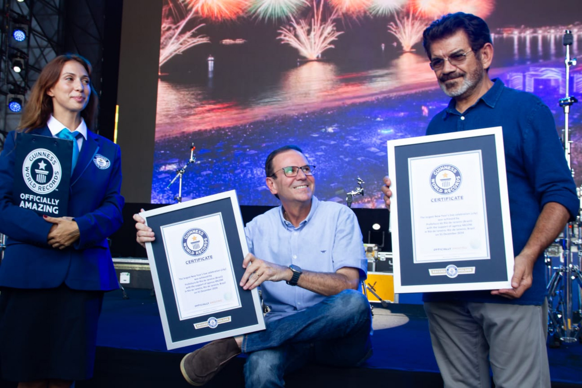 Certificado reconhece Réveillon de Copacabana como o maior do mundo - Érica Martin/Agência O Dia