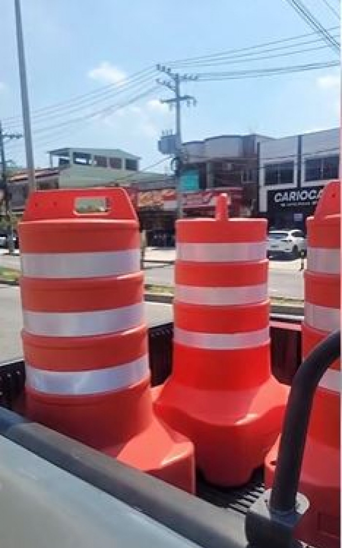 Cones foram encontrados na casa do suspeito - Reprodução