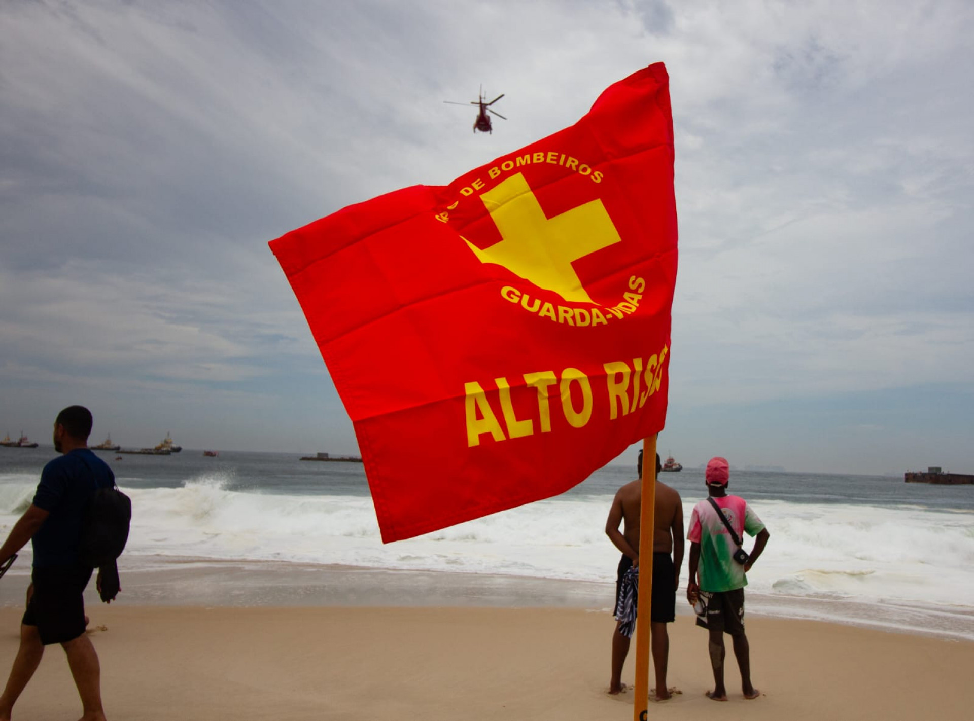 Ondas podem chegar a 2,5m em todo Rio - Foto: Érica Martin/ Agência O Dia