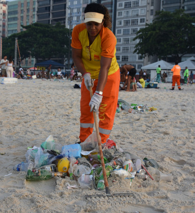 Prefeitura de Niterói recolheu 55 toneladas de resíduos após o Réveillon