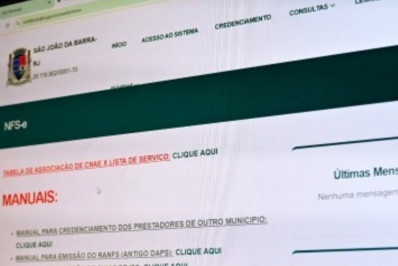 Fazenda de São João da Barra alerta para mudança no padrão de Nota Fiscal