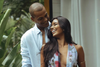 Mell Muzzillo e Marcello Melo Jr. posam em clima de romance