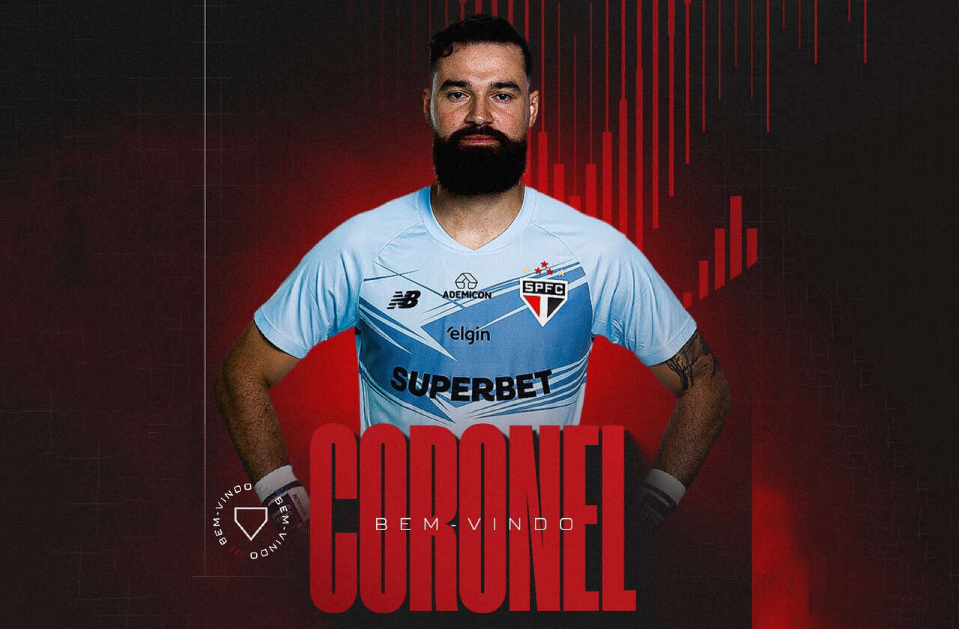 S&atilde;o Paulo anuncia contrata&ccedil;&atilde;o do goleiro Coronel