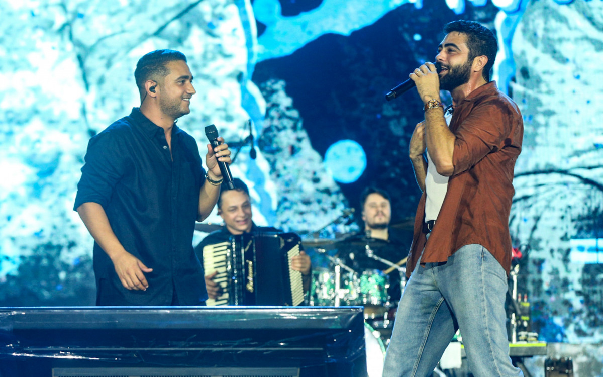 Henrique & Juliano reúnem famosos em show no Rio