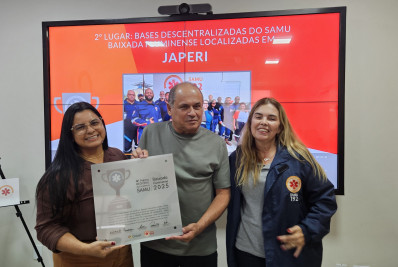 Japeri conquista o 2º lugar no 4º Prêmio Regional de Excelência SAMU – Baixada Fluminense