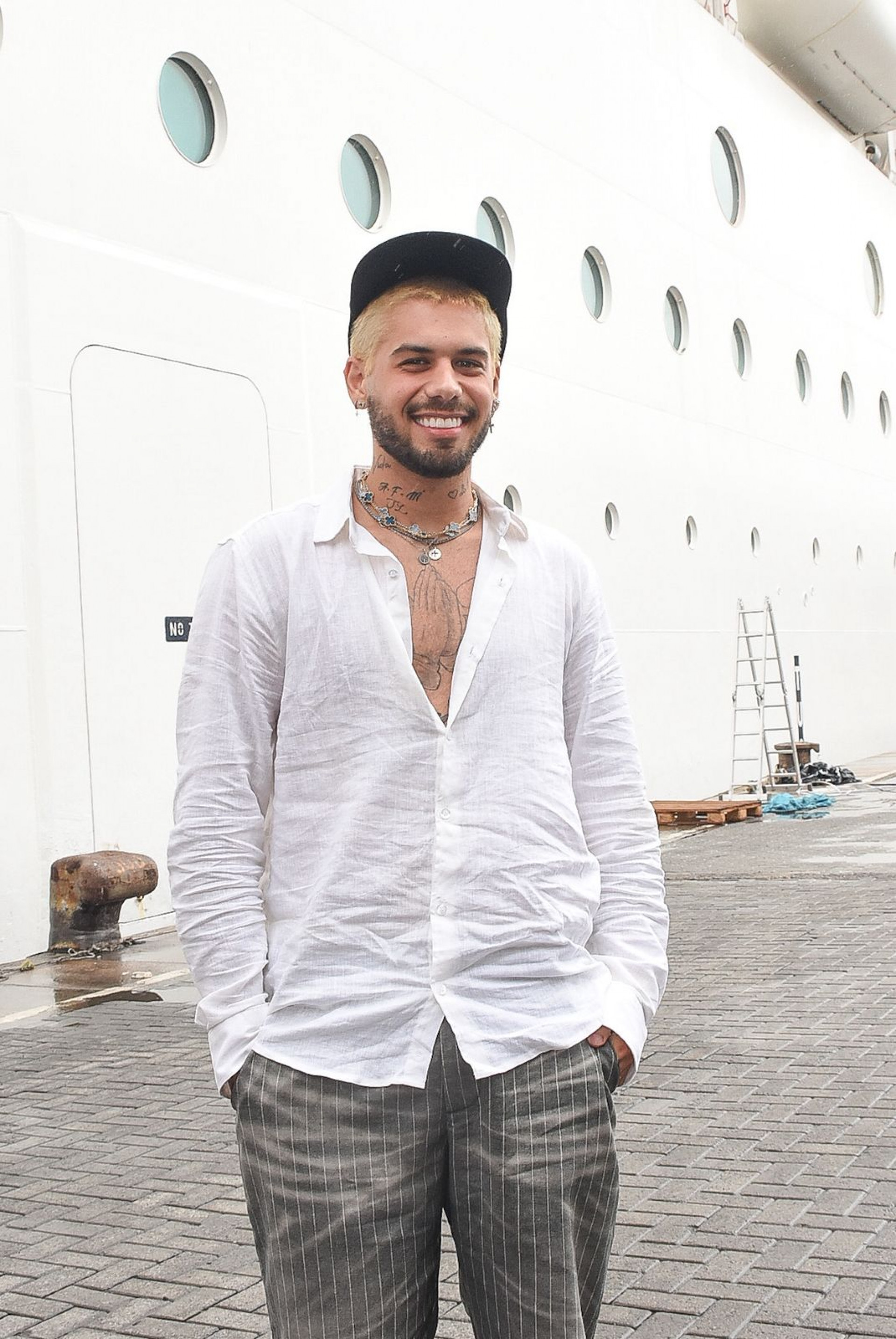 Zé Felipe embarca em navio musical de Ana Castela - Reprodução/Will Dias/Brazil News