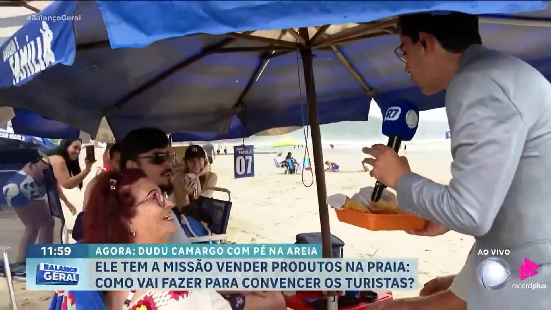 Dudu Camargo estreia como repórter do 'Balanço Geral' - Reprodução / Record TV