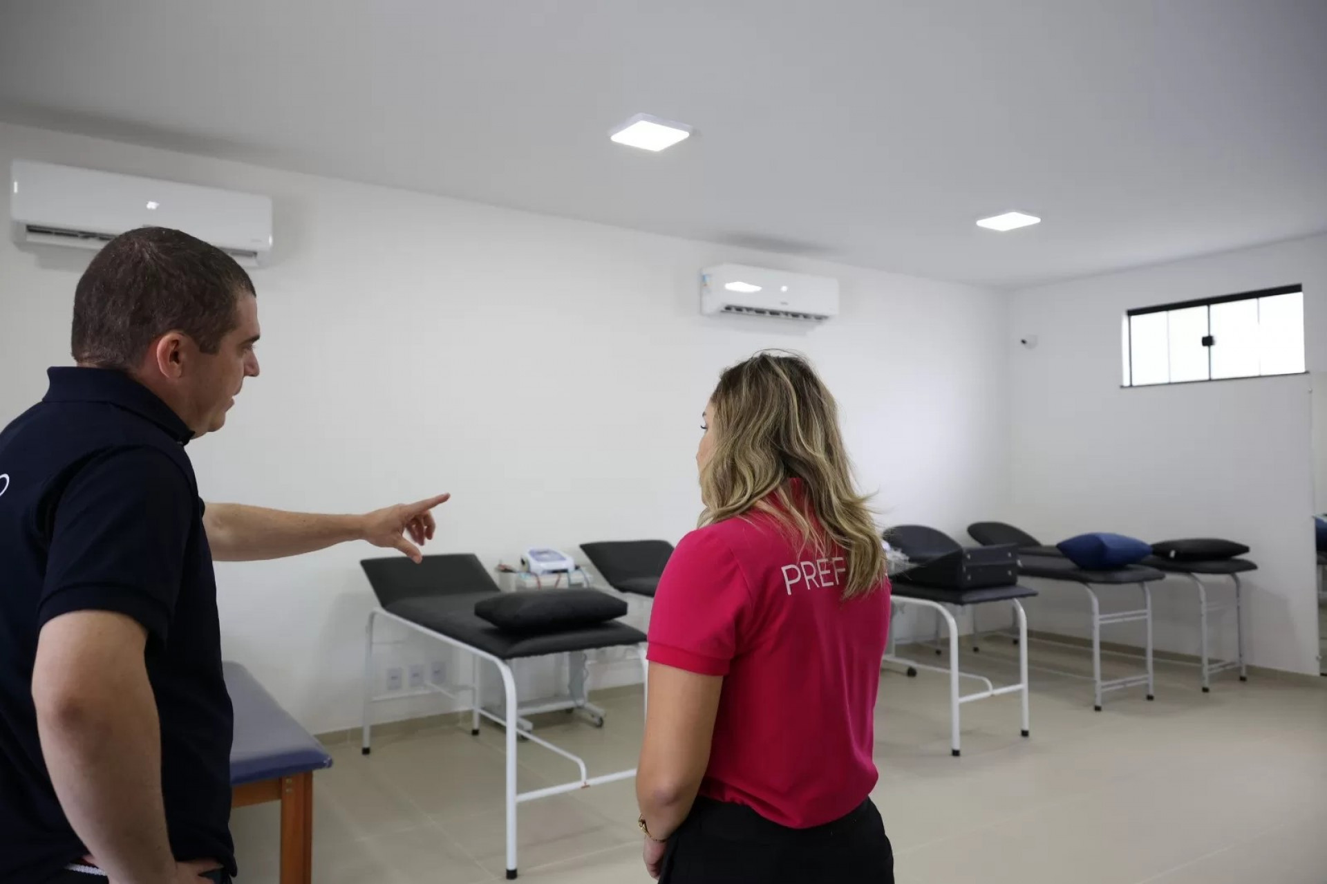 Prefeita Daniela Soares (PL) visita hospital - Ascom