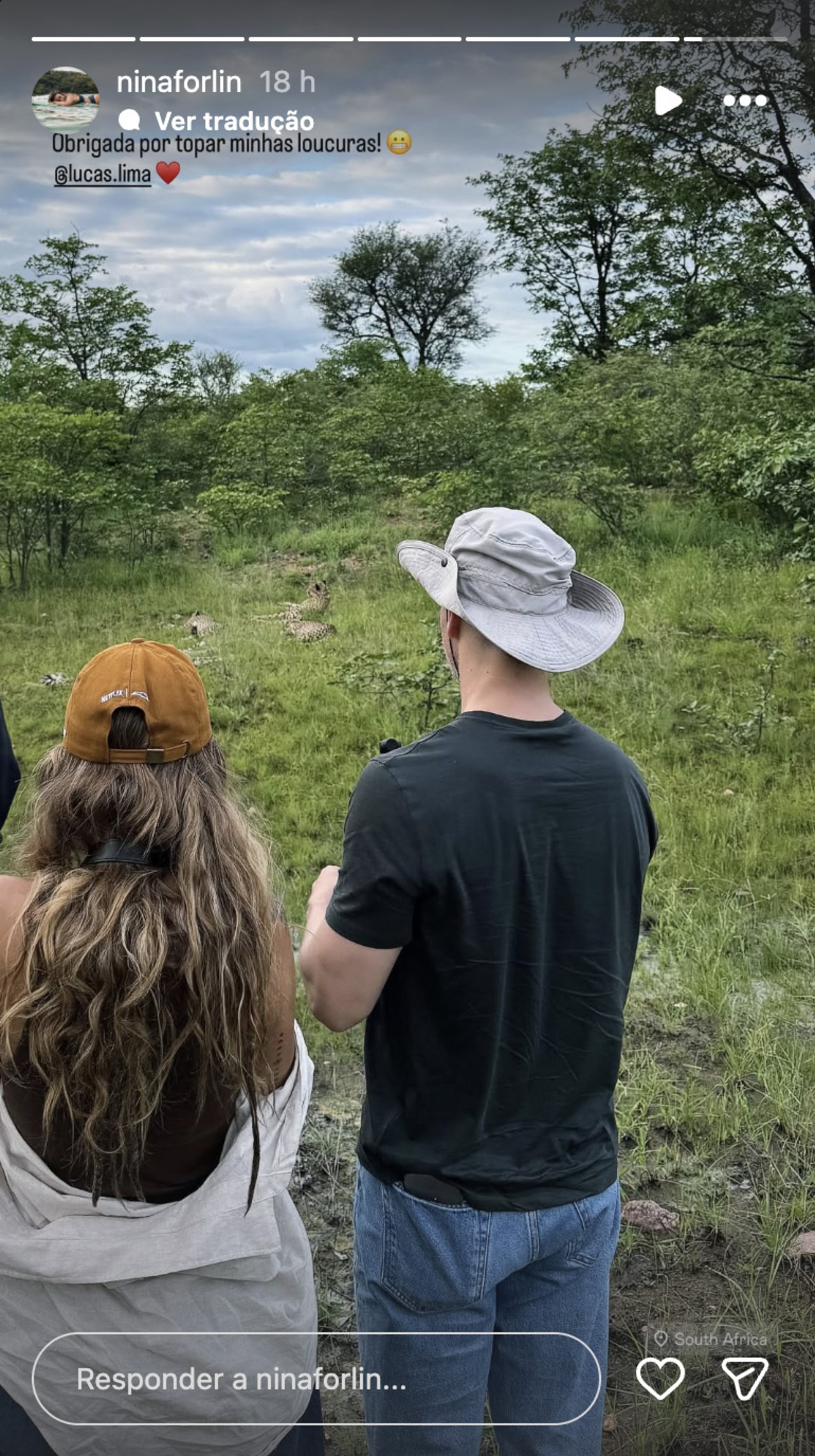 Ex de Sandy, Lucas Lima faz viagem com novo affair
 - Reprodução / Instagram