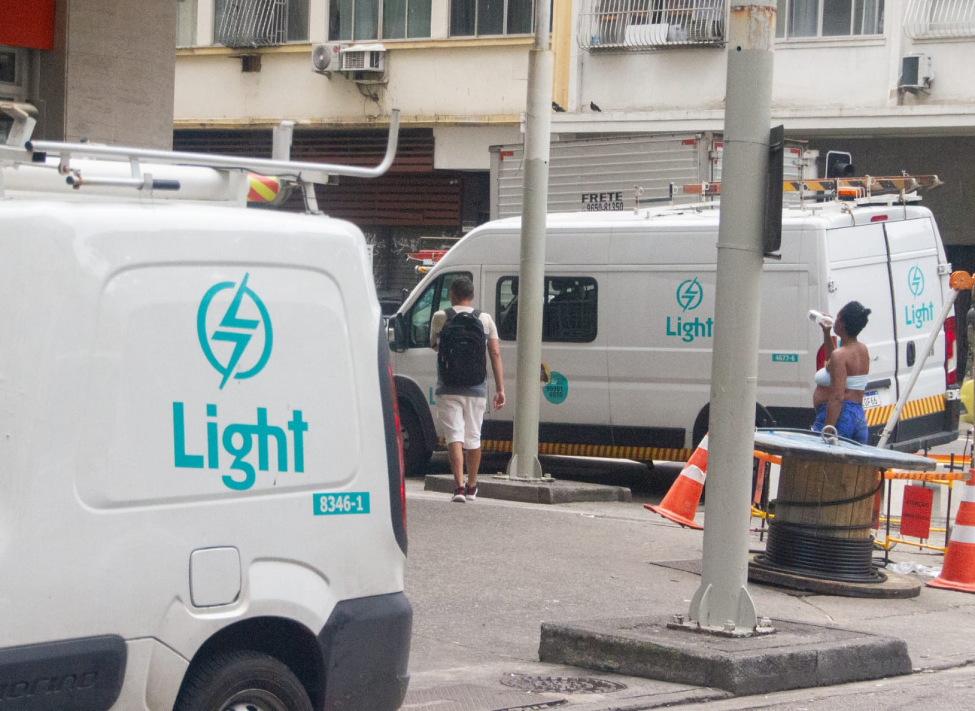 Light afirma que fornecimento foi restabelecido, mas que ainda pode haver casos pontuais de falta de energia  - Érica Martin/Agência O Dia