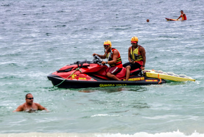 RJ registra 2,8 mil resgates no mar nos primeiros 12 dias do ano