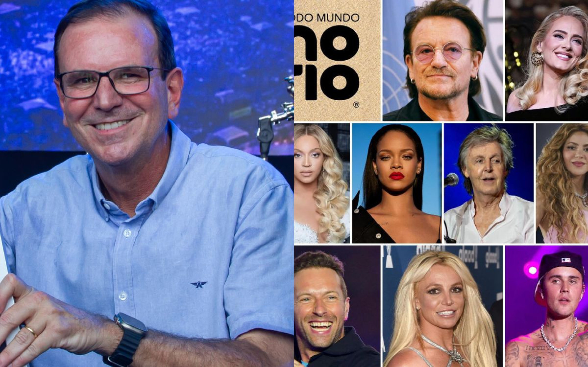 Eduardo Paes faz mistério sobre atração de 2026 do 'Todo Mundo no Rio' - Érica Martin/Agência O Dia / Reprodução/X