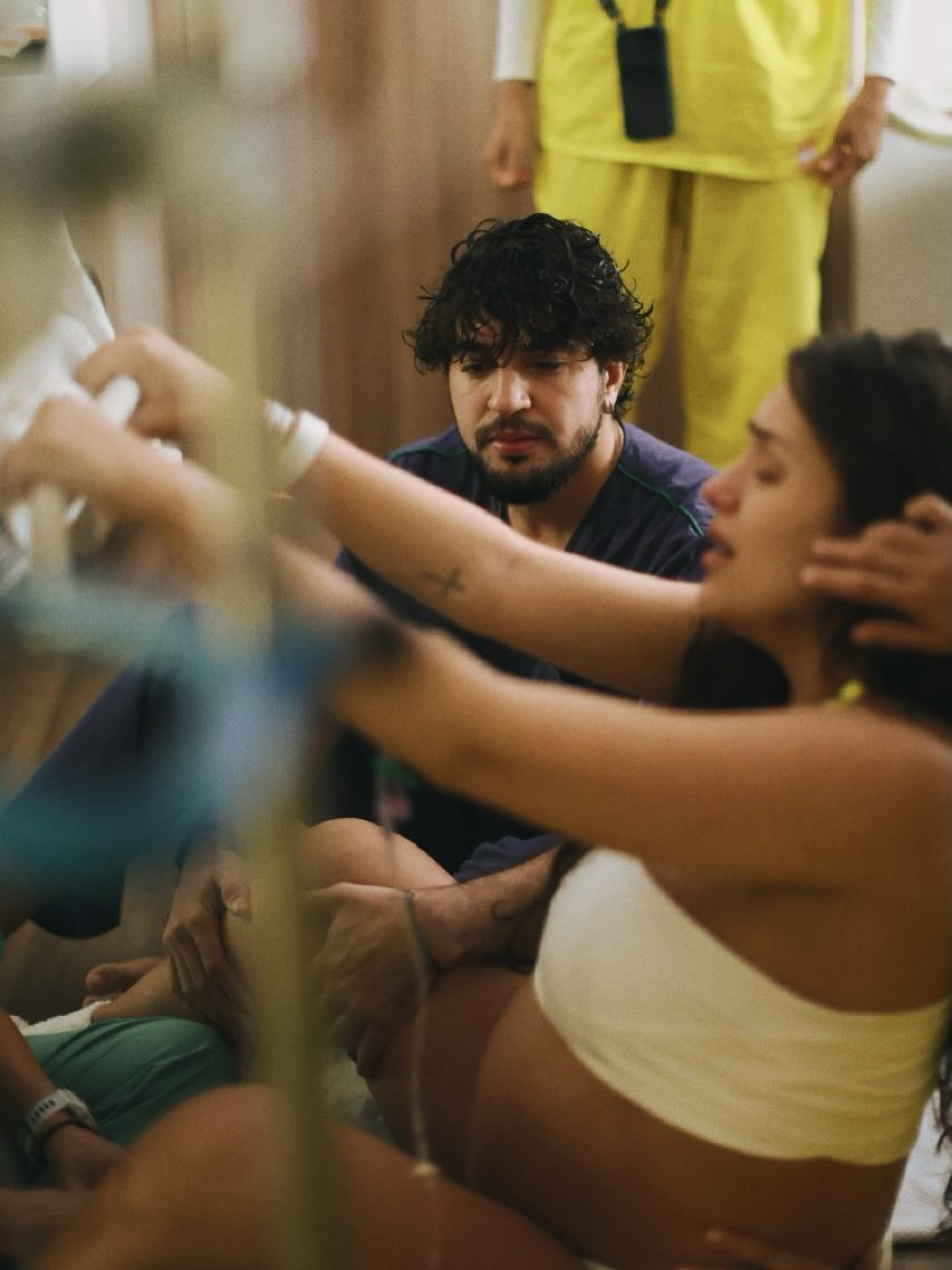 Casal divulgou nas redes sociais fotos do trabalho de parto - Reprodução/Instagram 