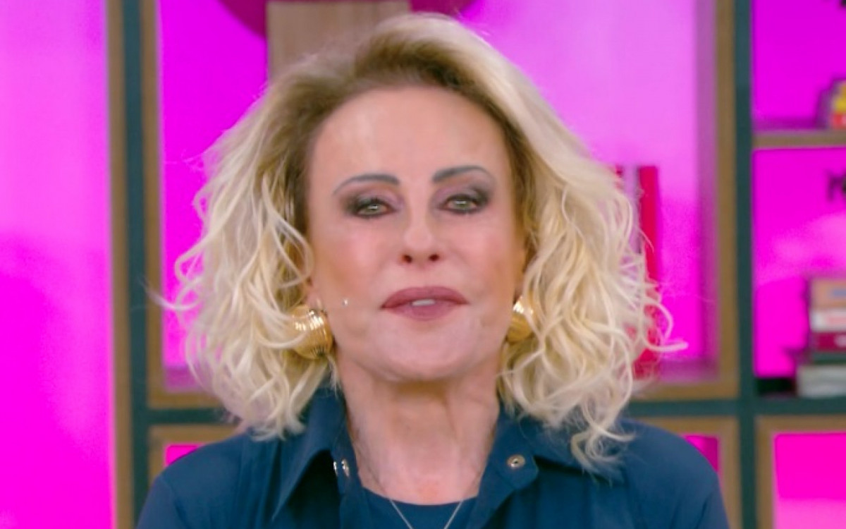 Ana Maria Braga se emociona durante o 'Mais Voc&ecirc;'