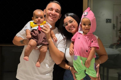 João Gomes e Ary Mirelle celebram 4 meses do filho Joaquim