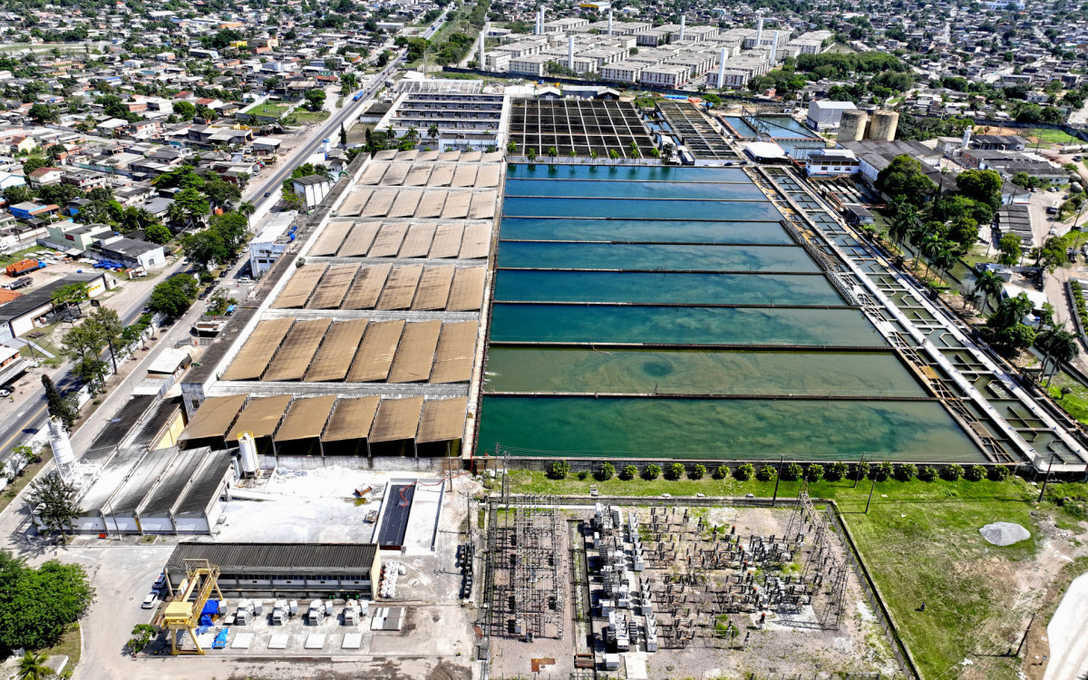 Estação de Água (ETA) Guandu, em Nova Iguaçu