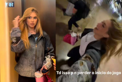 Virginia corre pelas ruas de Dubai para assistir ao jogo de Vini Jr