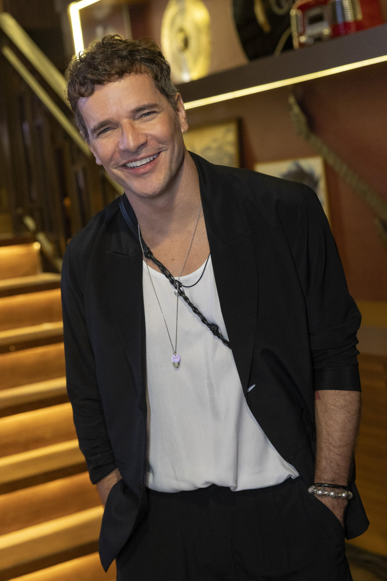 Daniel de Oliveira na festa de lançamento da novela  - Globo/ Manoella Mello