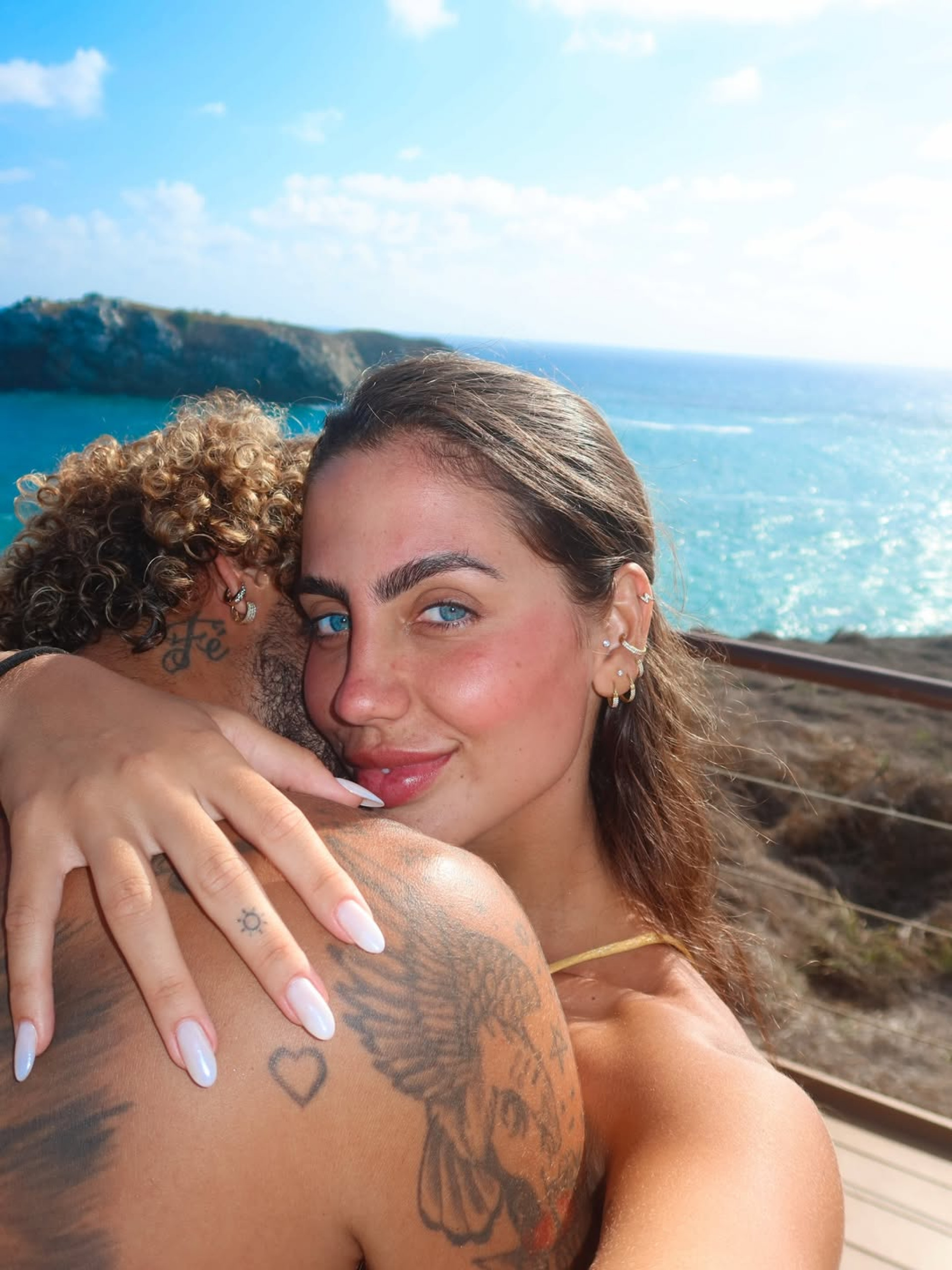 Guga, do Fluminense, assume namoro com a influenciadora e modelo Catherine Bascoy - Reprodução / Instagram