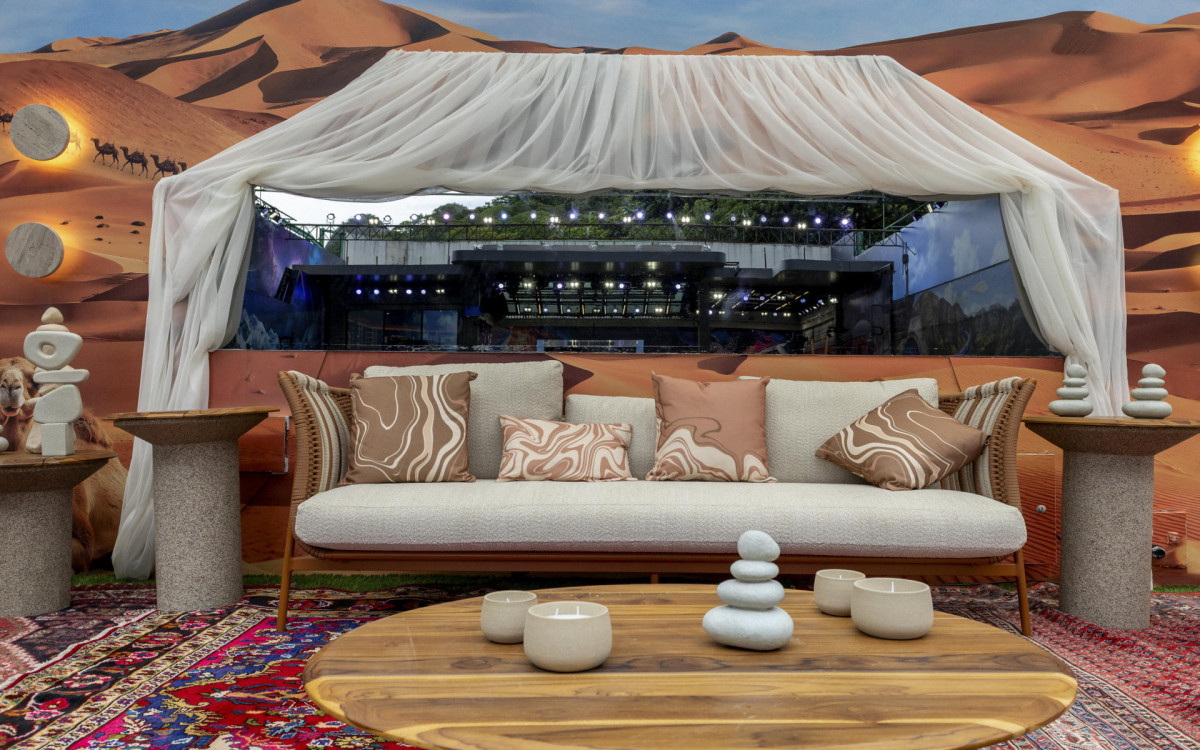 &Aacute;rea externa do 'BBB 26' faz uma viagem ao redor do mundo