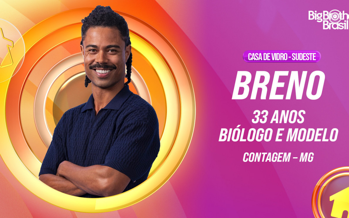 Breno, participante da casa de vidro Sudeste