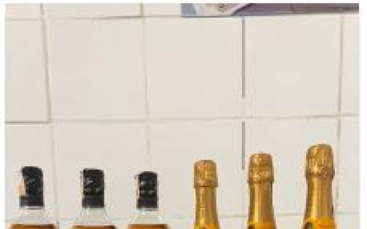 Garrafas furtadas pela advogada