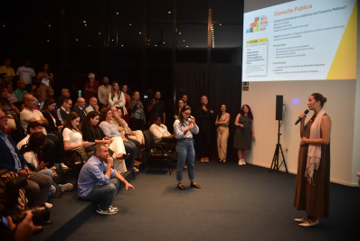 Primeira audiência pública do Programa Vida Nova no Morro lota auditório do Caminho Niemeyer