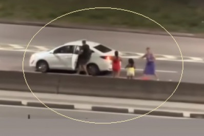 Vídeo: Criminosos roubam carro durante fuga na Transolímpica