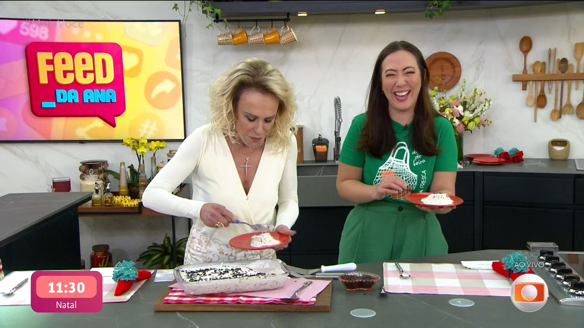 Ana Maria Braga reproduz receita de Gretchen e vira meme - Reprodução / TV Globo