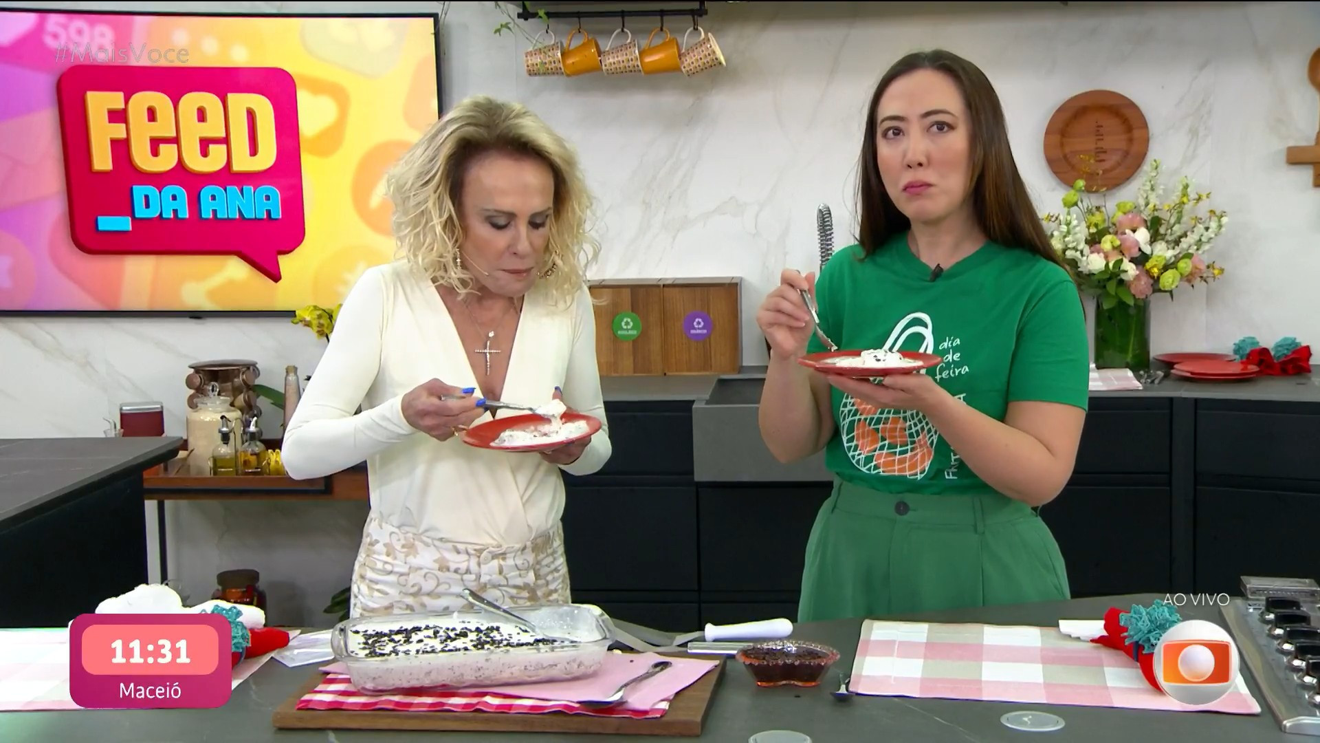 Ana Maria Braga reproduz receita de Gretchen e vira meme - Reprodução / TV Globo