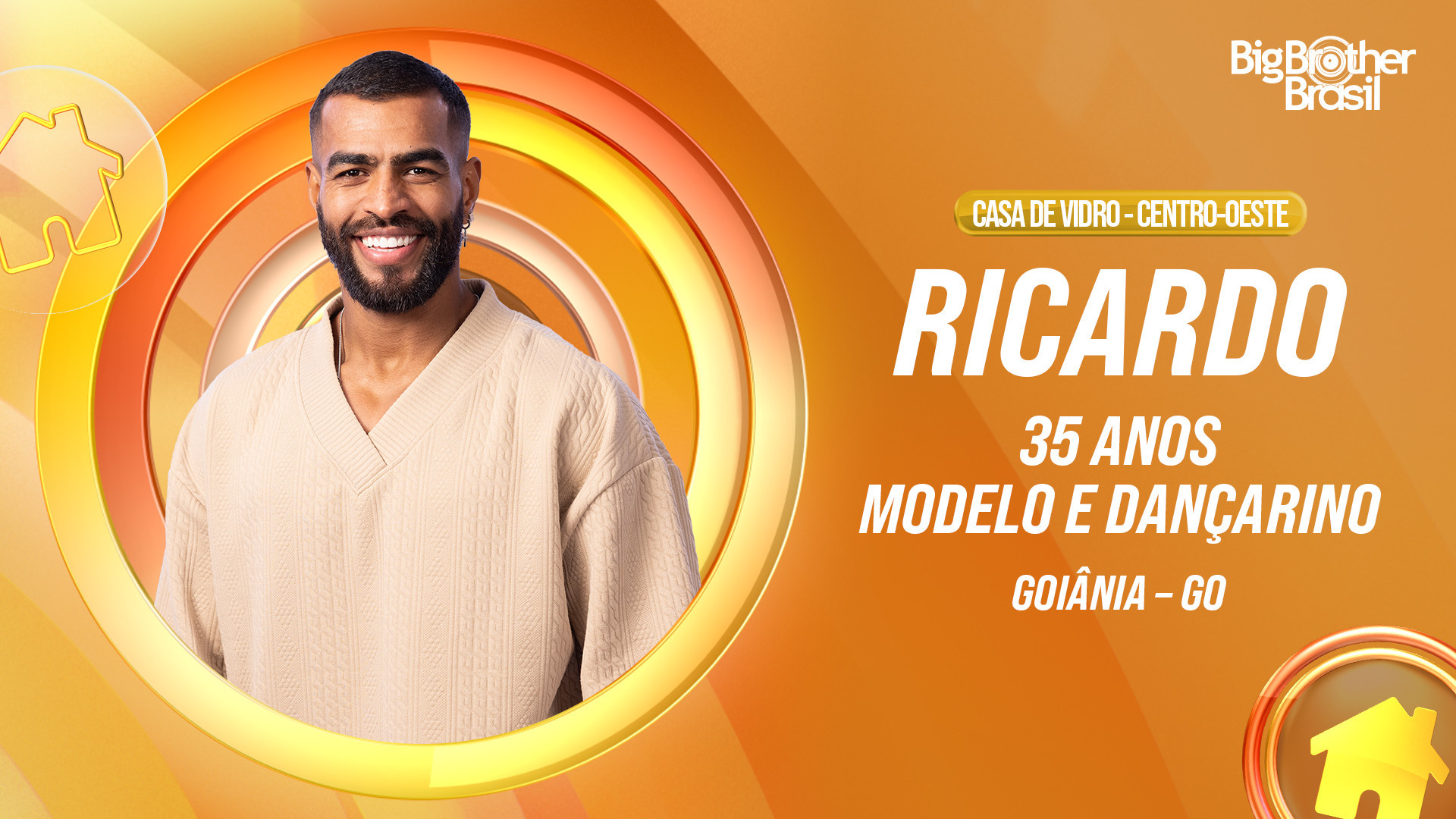 Ricardo, participante da casa de vidro Centro-Oeste


 - Divulgação / Globo