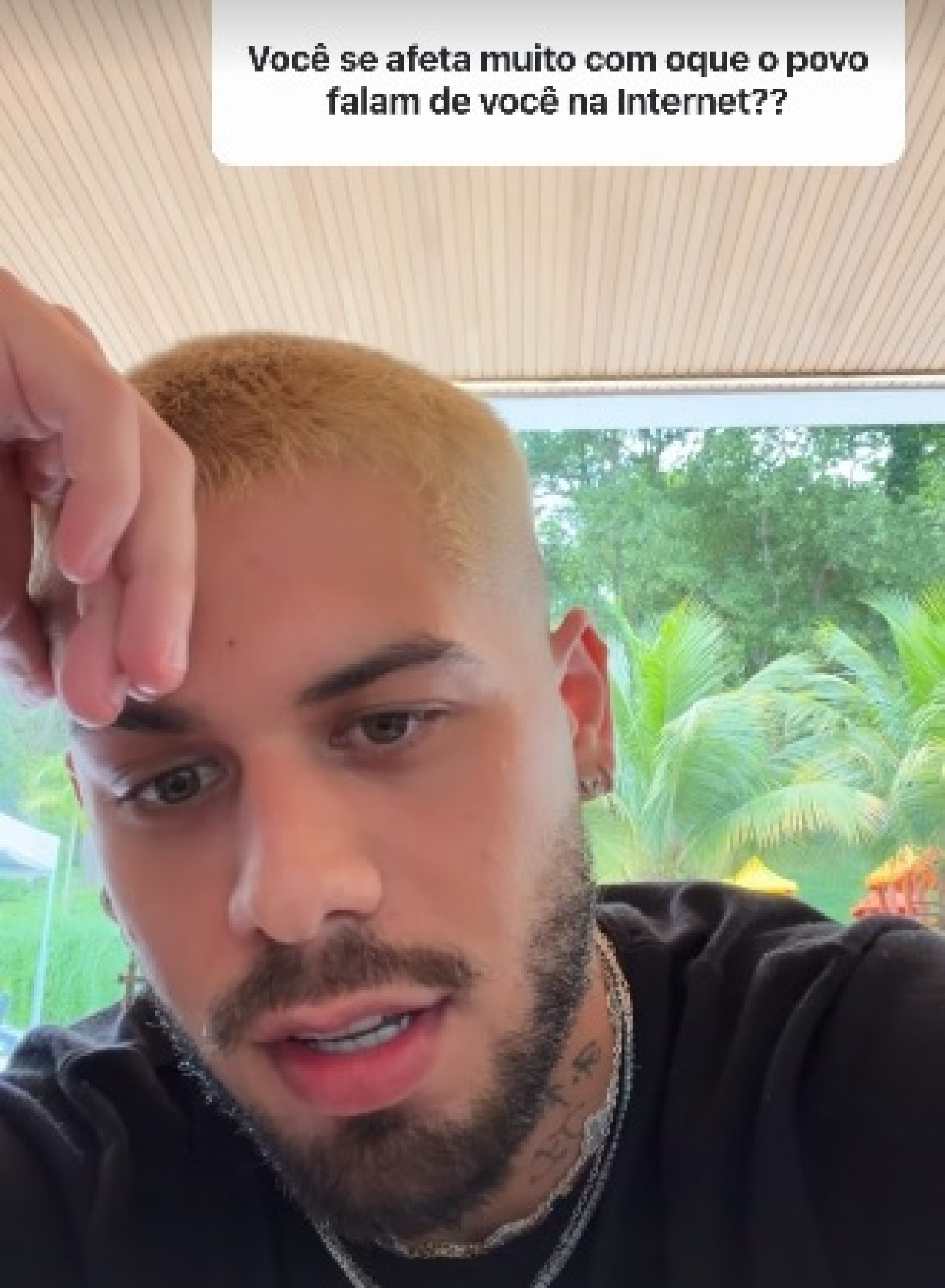 Zé Felipe foi questionado se é afetado pelas críticas nas redes sociais  - Reprodução/Instagram