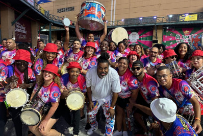 Bateria Cadência da Baixada realizou primeiro ensaio de rua