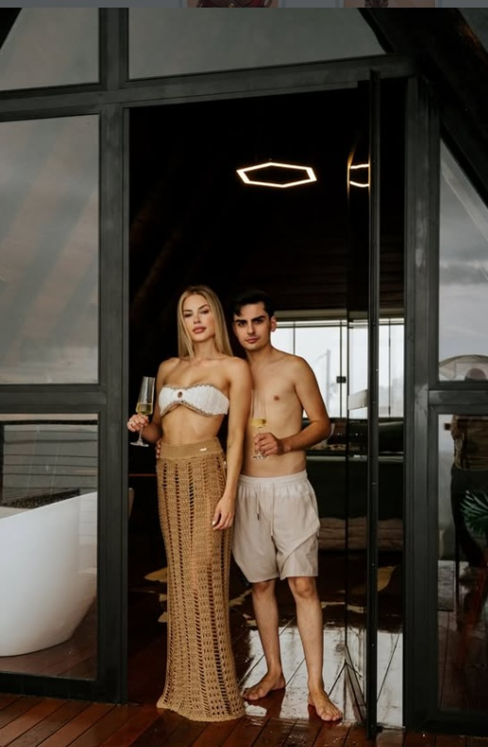 Dudu Camargo e Saory Cardoso em Minas Gerais - Reprodução / Instagram