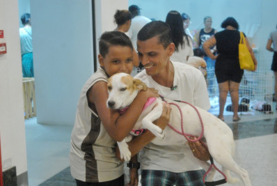 Primeira campanha de adoção de animais do ano é realizada em Nova Iguaçu