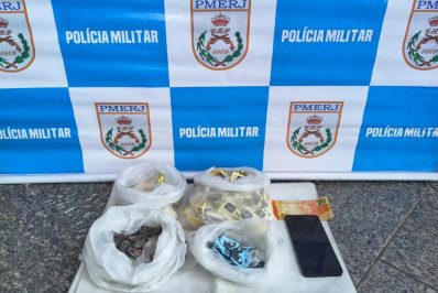 Fuga com mochilas termina em prisão por tráfico na Praia Linda, em São Pedro