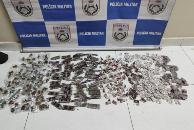 Adolescente é apreendido com grande quantidade de drogas no Mutirão, em Araruama