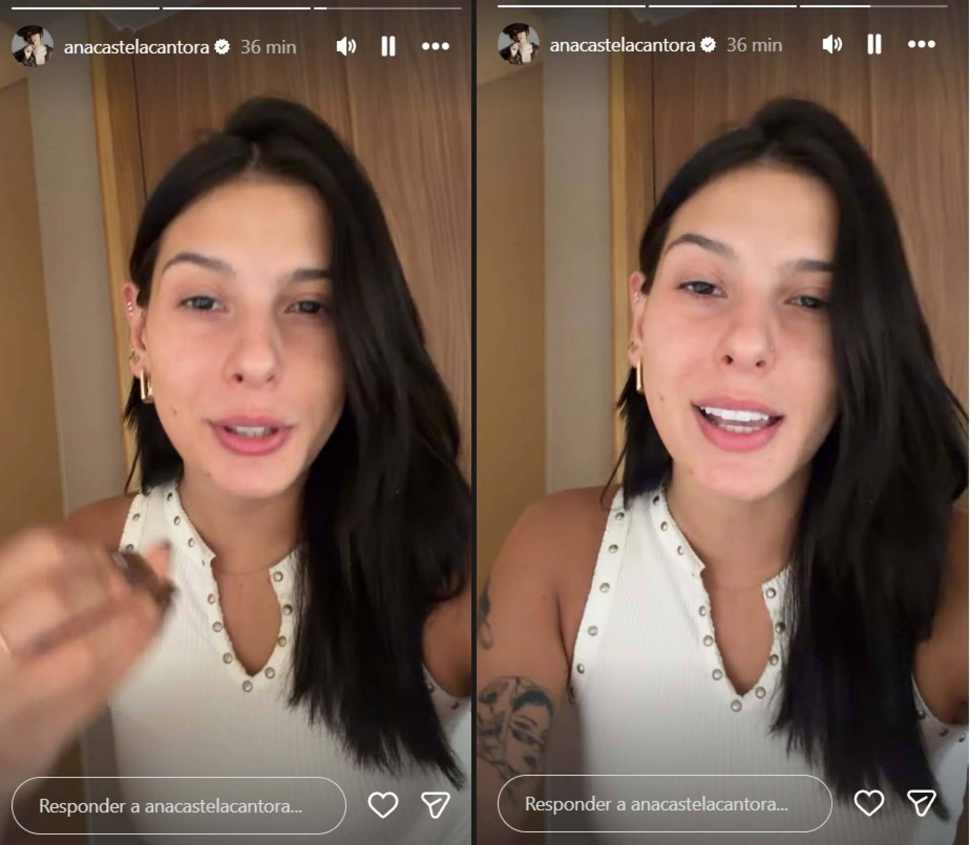 Ana Castela explica que está com cálculo renal - Reprodução / Instagram